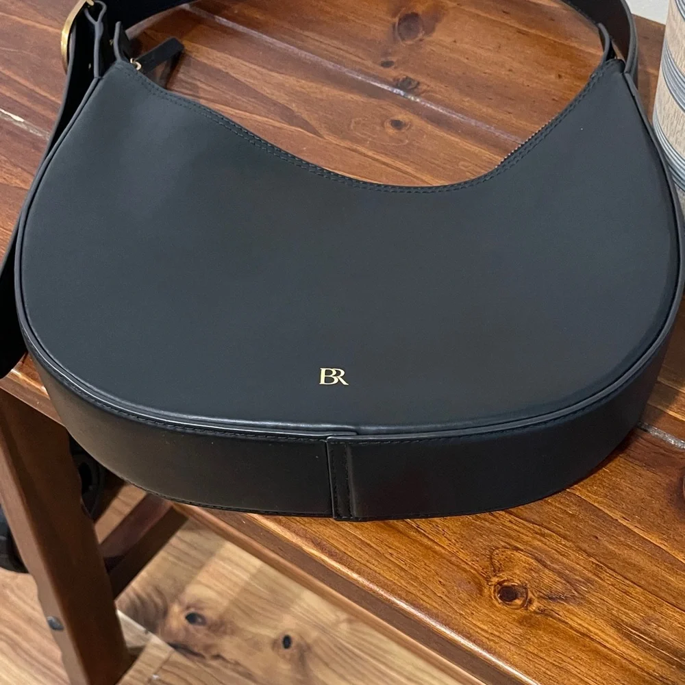 Banana Republic Factory Black Shoulder Bag - Picture 4 of 6